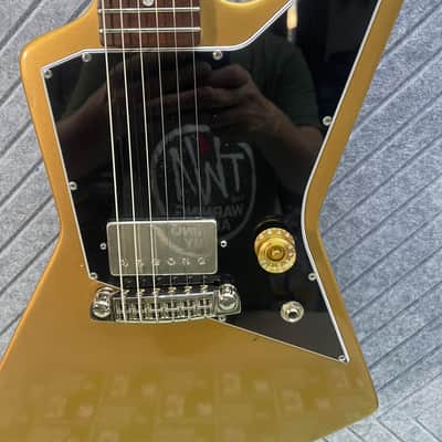 Gibson Melody Maker Explorer GOLD TOP?!! One of a Kind SkunkWerx Custom! image 5