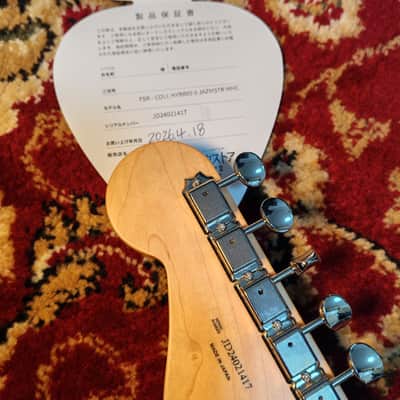 *NEW IN BOX * 2024 Fender Japan FSR Collection Hybrid II Jazzmaster Inca Silver with Matching Headstock, Exclusive Limited Edition Model, MIJ JD24 image 14