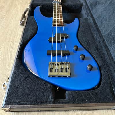 1986 Guild Pilot Bass Guitar SB-604 Blue Active EMGS W/OHSC image 1