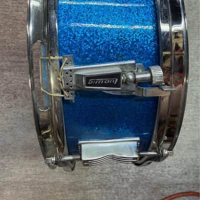 Ludwig 14x5 Pioneer Snare 1970s - Blue Sparkle image 6