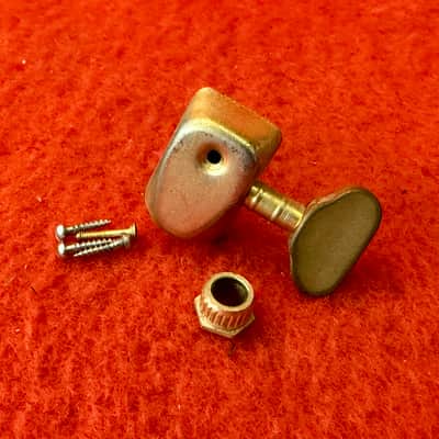 Van Ghent Bass side Guitar tuner 1960’s - GOLD original vintage Gretsch USA image 1