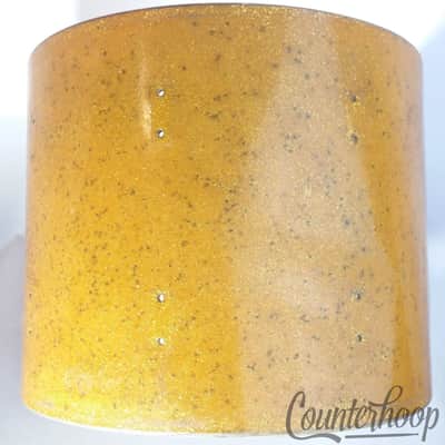 *Leedy & Ludwig 15x12" Snare Drum Shell Gold Sparkle Vintage 40s 3-Ply Marching* image 1