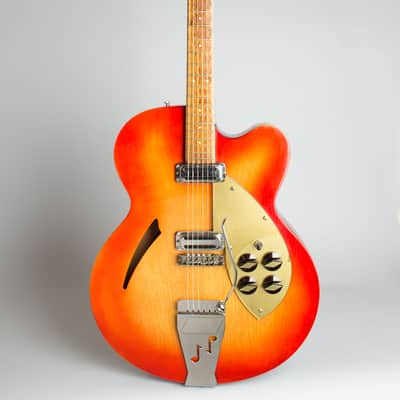 Rickenbacker Model 335F Semi-Hollow Body Electric Guitar (1959), ser. #2V126, black hard shell case. image 1