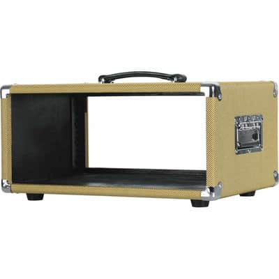 Gator GR-RETRORACK-4TW Rack en bois 4U vintage amp tweed image 7