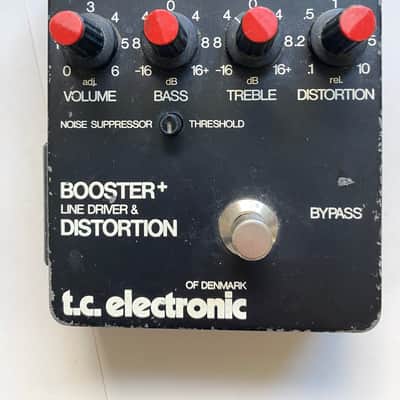 TC Electronic Booster+ Line Driver and Distortion 1980s - Black image 1
