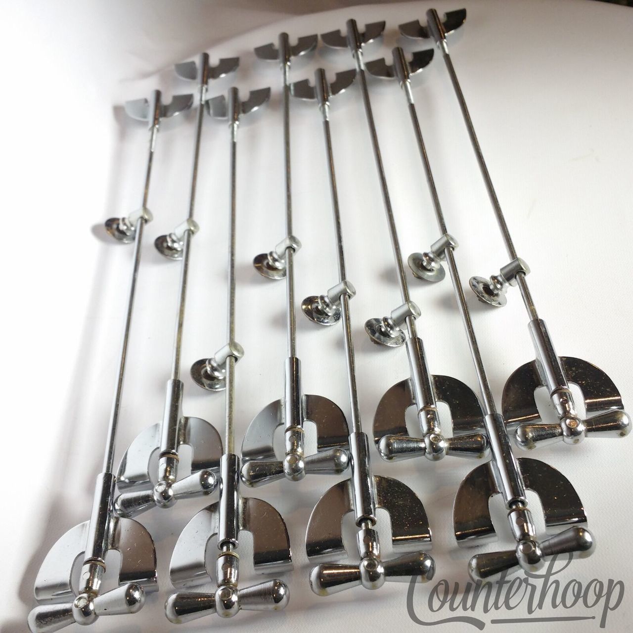 Rogers 8x Bass Drum x14" Deep Bow-Tie Single-Tension T-Rods+Claws Vintage 60s* — main photograph