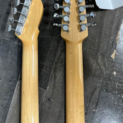 Forrest Double Neck Electric 12/6 with B bender 6/12 2000 Paisley Blue with case! image 13