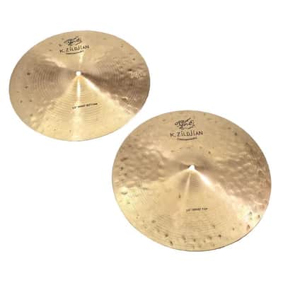 Used Zildjian K Constantinople Hi Hat Cymbals 14" 958/1192 grams - Good image 1
