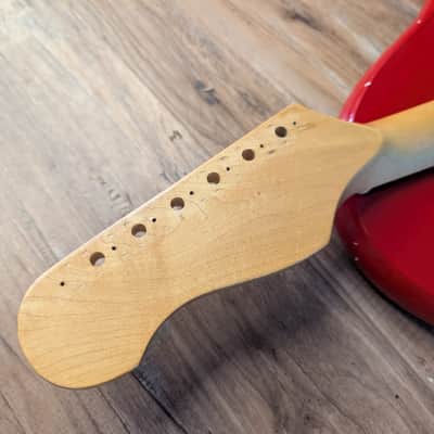 Kalamazoo KG Electric Guitar Body And Neck Only Vintage 1960s Red CLEAN! image 8