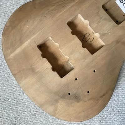 DIY Alder Wood 4 String Electric Bass Project Body image 5