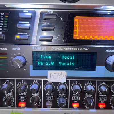 Lexicon PCM 91 Digital Reverberator 1990s - Black image 2