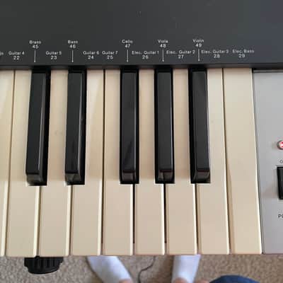 Casio CT-202 Casiotone 49-Key Synthesizer 1980s - Black No Vibrato image 5