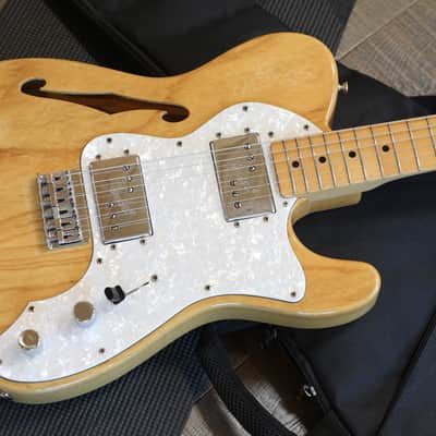 2004 Fender Traditional 70's Thinline Telecaster MIJ Semi-Hollow Electric Guitar Natural + GB image 2