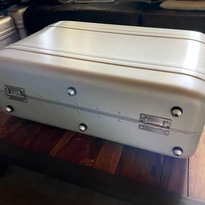 Buchla Tiptop 200t series with BPNYC ZERO Halliburton Eurorack Modular Travel Case NOS SILVER 122hp 9U image 19