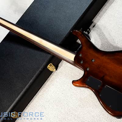Roscoe SKB Signature V Exhibition Grade Quilt Maple Top-Black Gold image 8