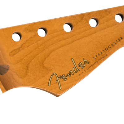 Fender Roasted Maple Vintera Mod 50's Stratocaster Neck 21 Medium Jumbo Frets 9.5" "V" Shape image 3