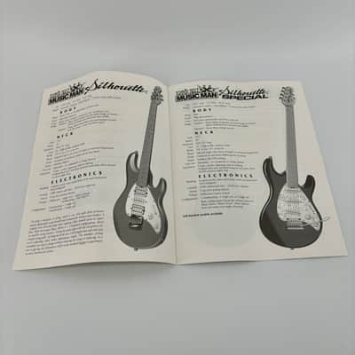 1997 Ernie Ball MUSIC MAN Specifications Catalog [AXIS, Luke, Steve Morse, Albert Lee, Silhouette, StingRay] image 3