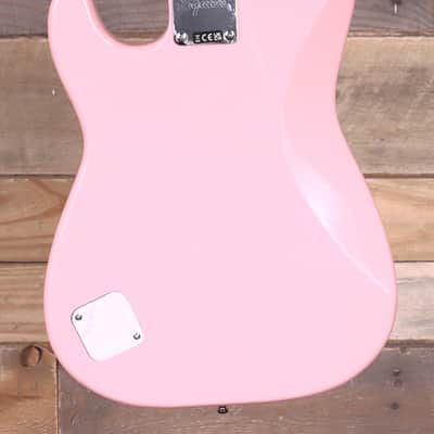 Squier Mini Stratocaster Electric Guitar Shell Pink image 3