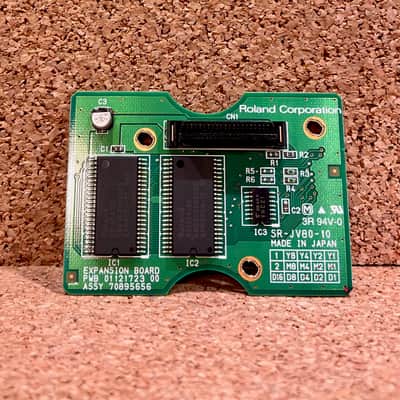Roland SR-JV80-10 Bass and Drums Expansion Board 1990s - Green – Warranty image 2
