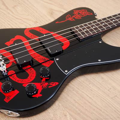 Schecter Simon Gallup Signature Ultra Spitfire Bass Black, the Cure image 6
