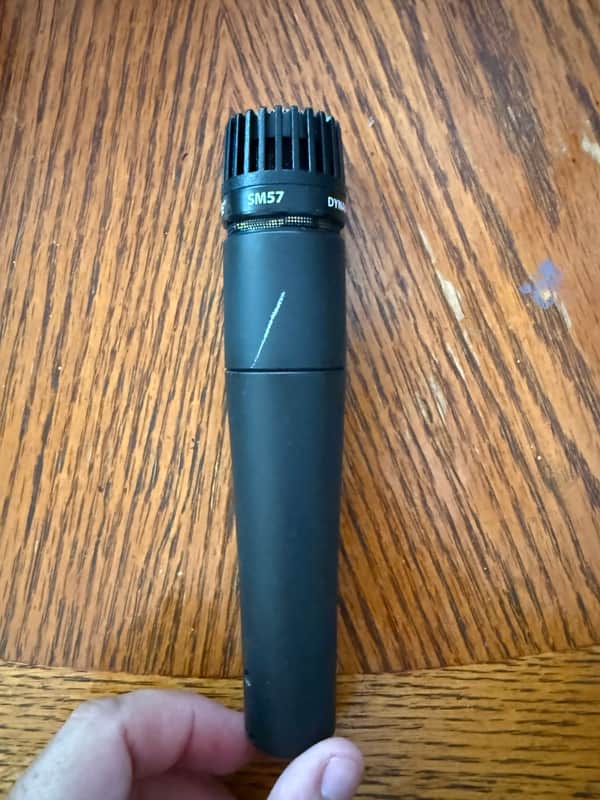 Shure SM57 Cardioid Dynamic Microphone 1984 - Present - Black image 1