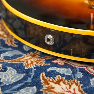 1956 Gibson ES-225T Sunburst Hollow Body 1x P90 with Bigsby and Hard Case image 21