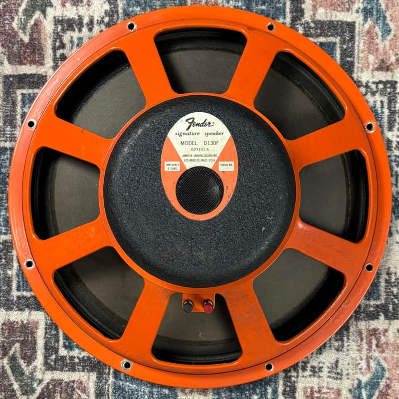 1970s JBL D130F Vintage Fender 15” 8 OHM Guitar Amplifier Speaker! image 1