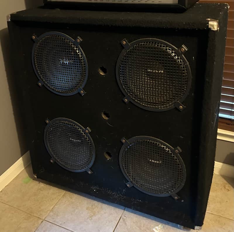 Custom made oversized 4x12 guitar cabinet - eminence speakers image 1