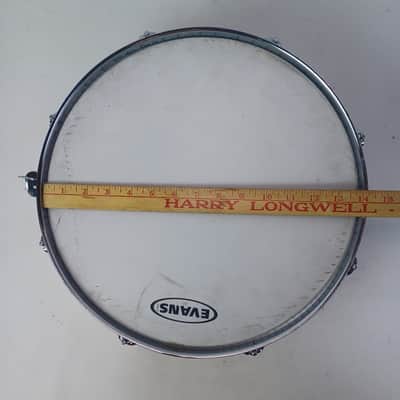 Ludwig Steel Rocker 8Lug Snare Drum 80s 5x14"Vintage Chrome Black/White #841227 image 13