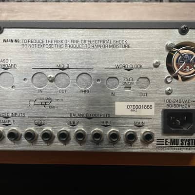 E-MU Systems E6400 Ultra + E-Synth ROM + Orbit/Phatt ROM + 128MB RAM + Quiet Noctua fan image 13