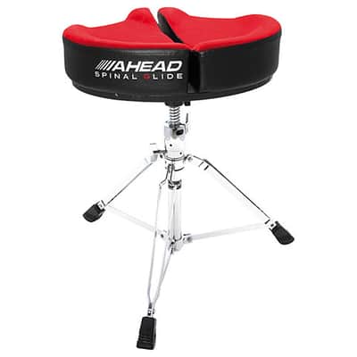 AHead Spinal Glide Red Saddel Drum Throne image 2