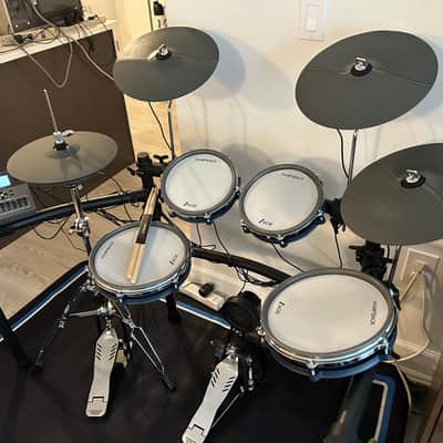 Hampback ACE-360 Bluetooth Electronic Drum Set with Two Piece Hi Hat image 2