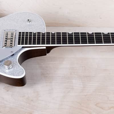 Gretsch G6129T Players Edition Jet FT w/ Bigsby MIJ 2022 Silver Sparkle w/ OHSC image 3