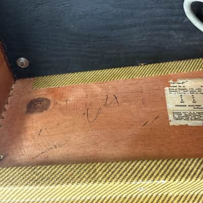 1959 Fender Tweed Harvard w/ Original Cover, NOS Tubes image 21