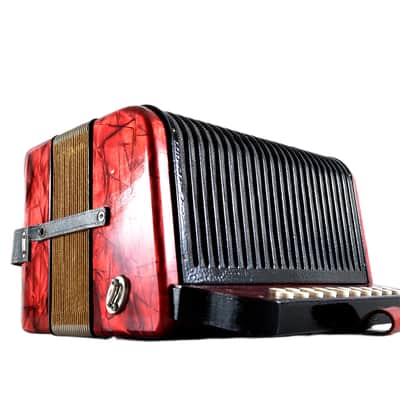 Excellent, German Made, Vintage, Top Quality, Diatonic Button Accordion Hohner Corso 8 Bass - 3 voice in G/C (Sol-Do) 21x8 buttons image 8