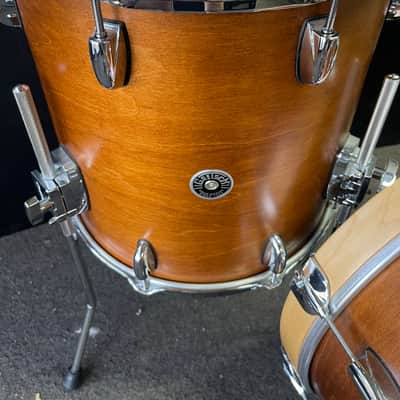 Gretsch Brooklyn Bop 3 Pc Jazz Drum Kit - Satin Mahogany - 18 - 12 - 14 image 3