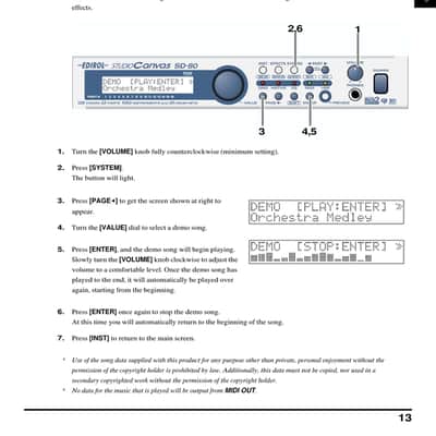 Roland Edirol SD-80 — 2 in 1 Owners Manual Guide Guide — 169 Pages — USA Made image 7