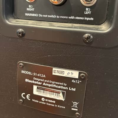 Blackstar Series One 50W Guitar Head & 412 Cabinet 2011 - Black image 6
