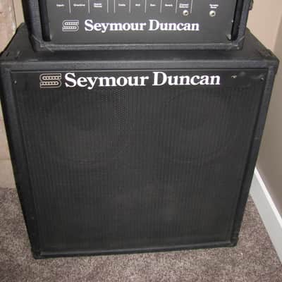 Seymour Duncan Convertible 100 Watt Head & Cabinet 1986 Black Tolex image 1