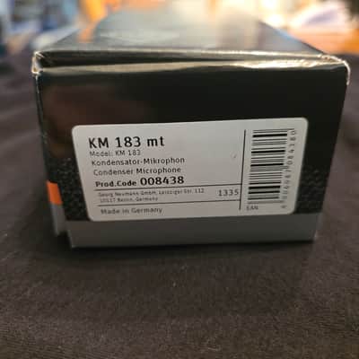 Neumann KM 183 mt Small Diaphragm Omnidirectional Condenser Microphone 1993 - Present - Matte Black image 14