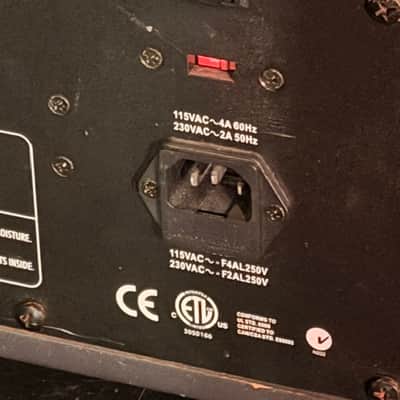 KRK V8 Series I Passive/Active Studio Monitors - Matching Pair (One Blown / Non-Functioning - Project Set) image 13