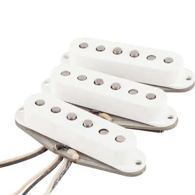 Fender Custom Shop '69 Stratocaster Pickups, Set of 3, White image 1