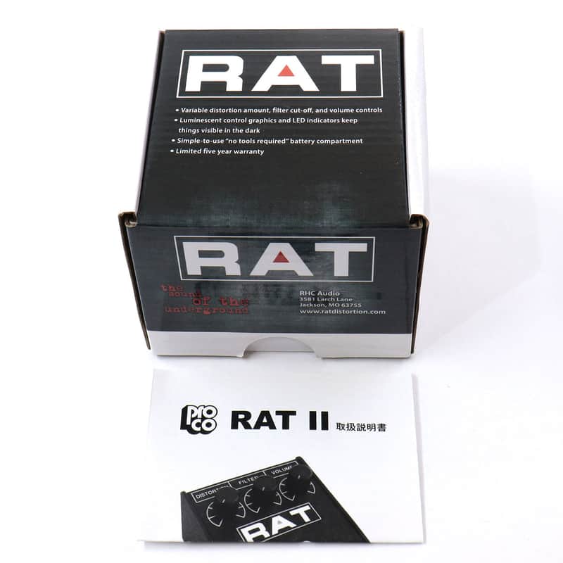 PROCO RAT2 Slant Body Made in China [RT-558563] (07/31) | Reverb