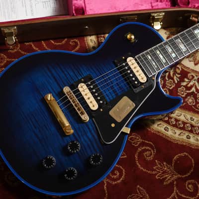 Gibson Custom Shop Les Paul Custom 2016 - Figured Blue Widow image 1