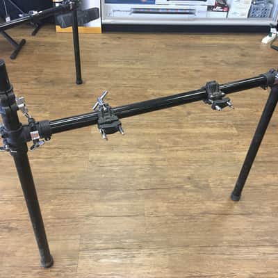 Used Large Gibraltar Drum Rack Straight Bars Black image 4