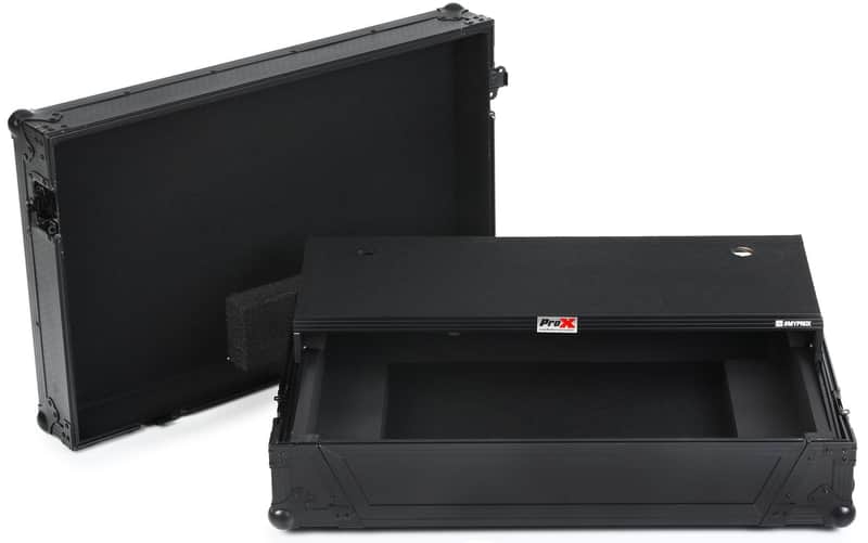 ProX XS-XDJRX3 WLTBL ATA Flight Case for Pioneer DJ XDJ-RX3 DJ Controller - Black on Black (2-pack) Bundle image 1