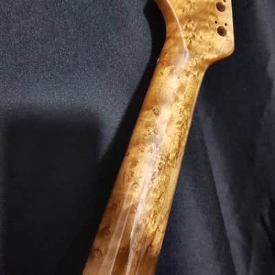 Master Grade Roasted Birdseye maple one piece Strat neck image 2