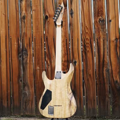 ESP USA M-II DX NT Redwood/Korina Body 6-String Electric | #2 of 4 Made Total | Includes Black Tolex Hard Case image 4