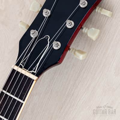 1979 Greco SA-550 Vintage ES Guitar Cherry, Near-Mint w/ Maxon U-1000 & Case, Japan Fujigen image 4