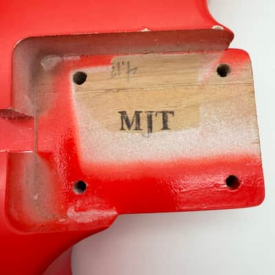 MJT Telecaster Body Alder Relic Nitro Fiesta Red Light mjt6585 image 9